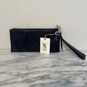 Hobo nightshade blue Leather Wristlet NWT